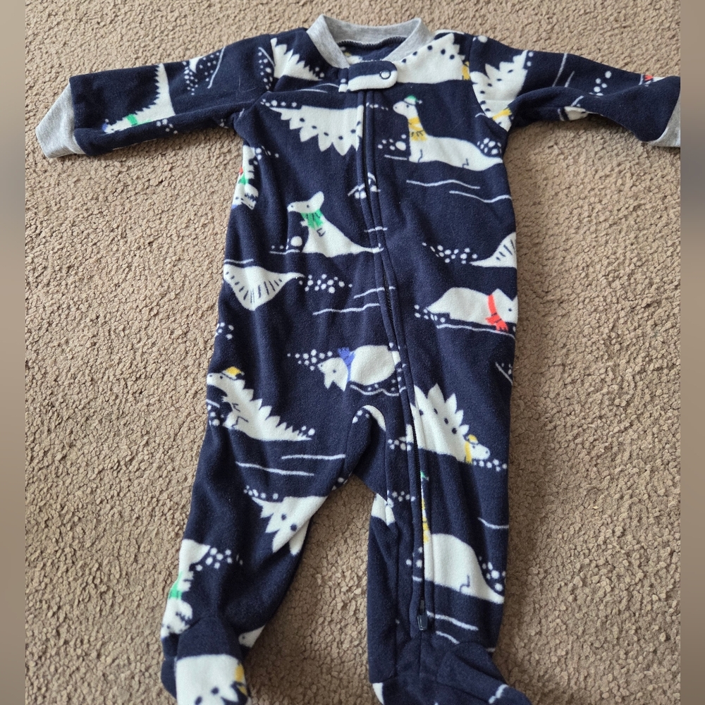3 Month Carter's Navy Fleece Sleeper